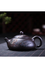 Clay Stone Scoop Teapot