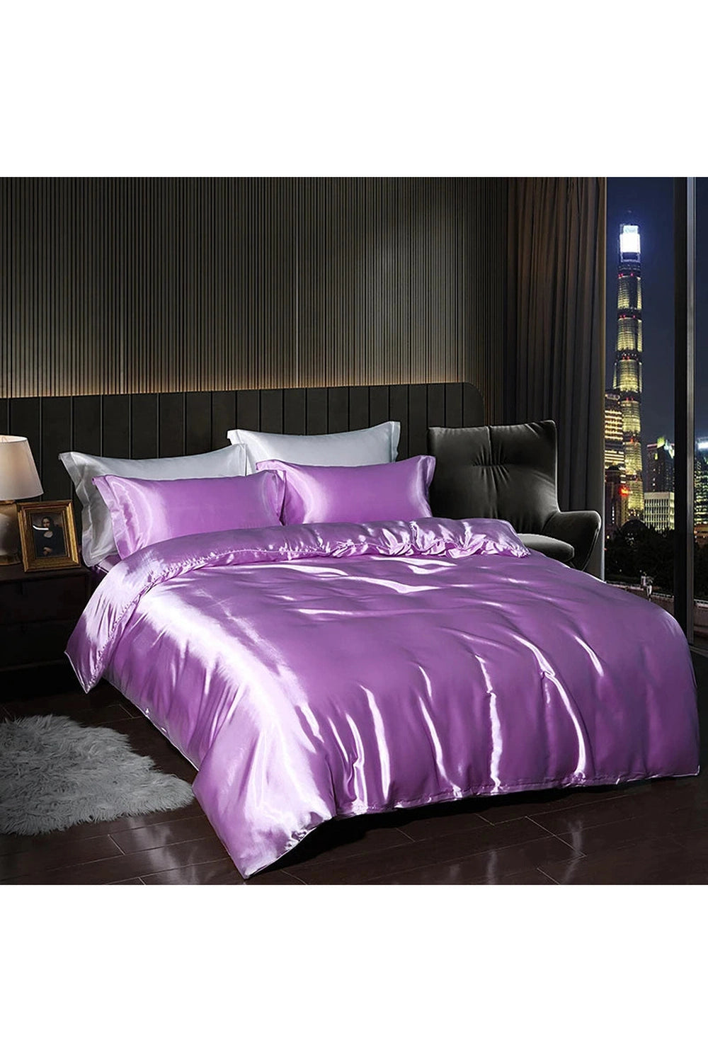 High-End Satin Bedding Set