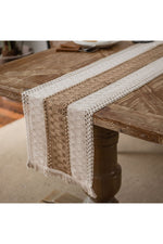 Elegant Tablecloth Runner - Light Academia