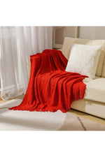 Warm Spice Fringe Blanket