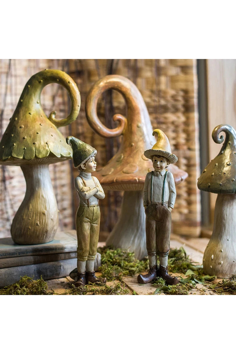 Mushroom Fairy Figurines