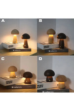 Wooden Mushroom Night Lamp