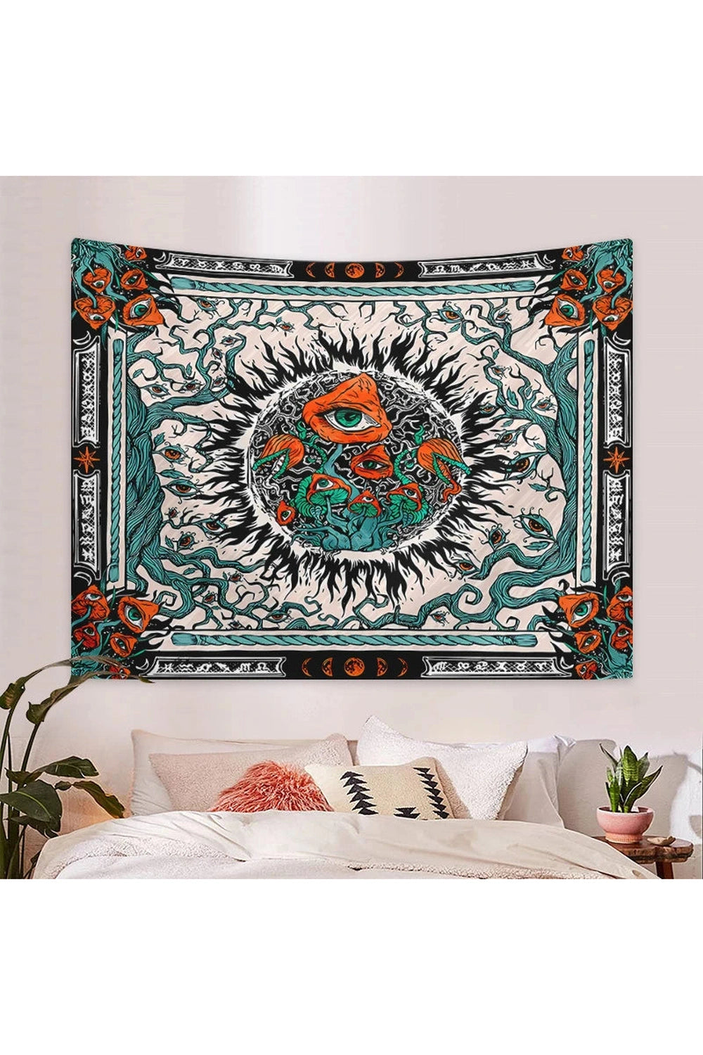 Trippy Turtle Dreamscape Tapestry