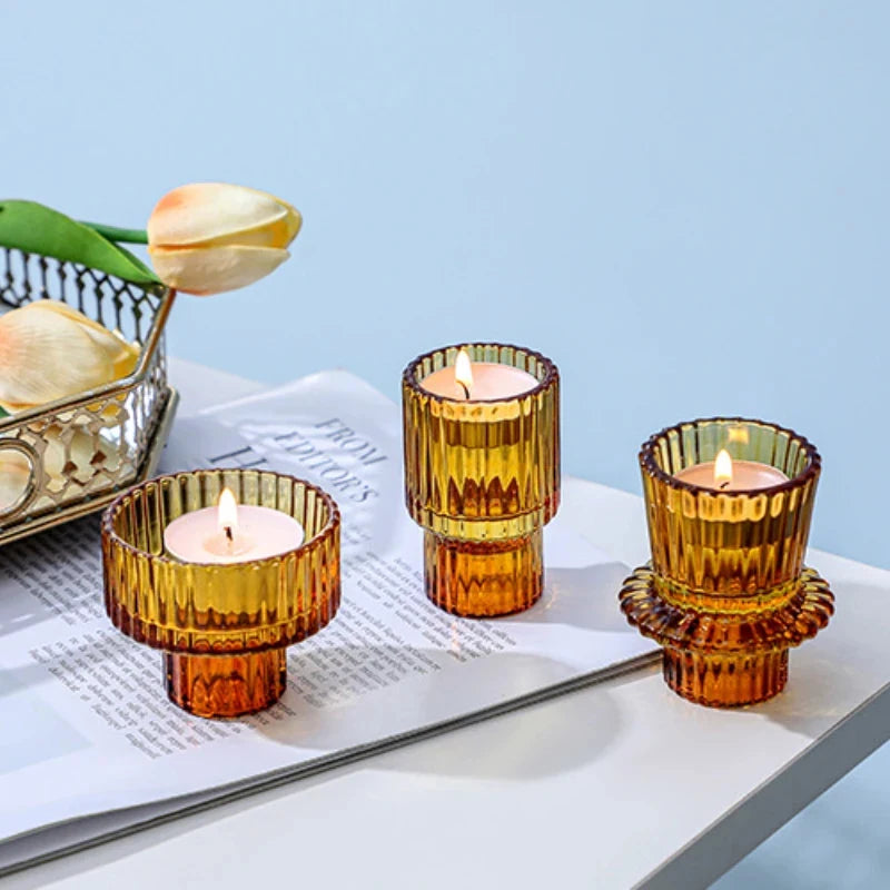 Creative Transparent Candle Holder