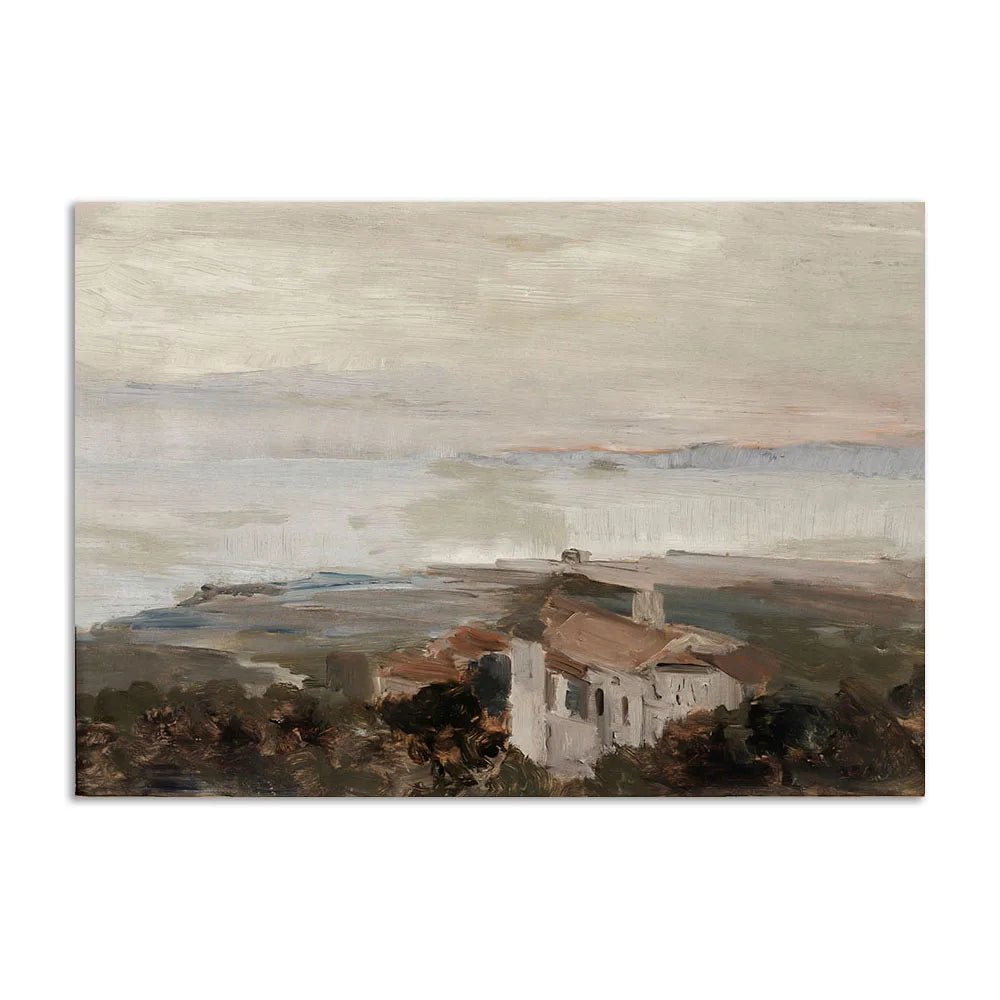 Ancient Seascape Canvas Poster