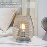 Fall Decor Industrial Glow Mesh Lamp