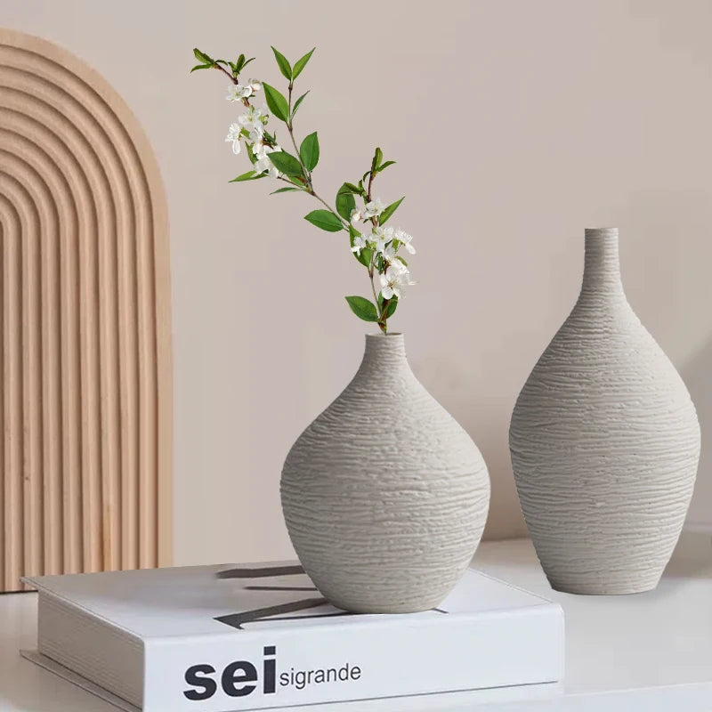 Earthy Textured Zen Vase