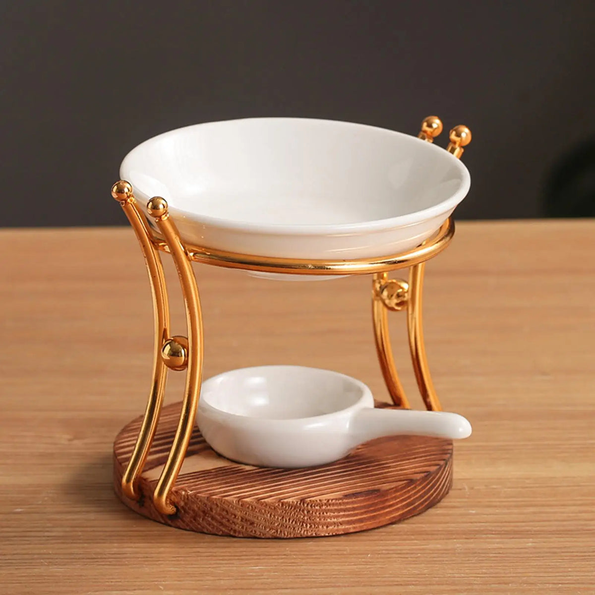 Golden Serenity Oil Warmer