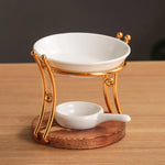 Golden Serenity Oil Warmer