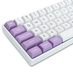 Purple White ISA Keycaps