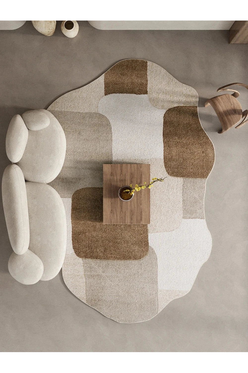 Geometric Sand Dune Rug