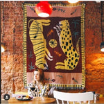 Boho Wild Dance Jungle Tapestry Blanket