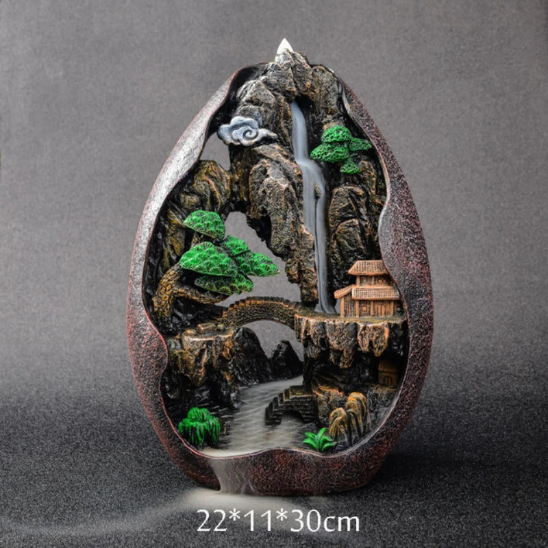 Mystic Mountain Cascade Incense Burner