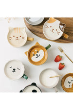 Japanese Cartoon Cat Coffee Mug