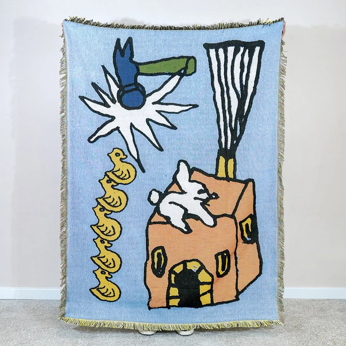 Abstract Whimsy Art Blanket