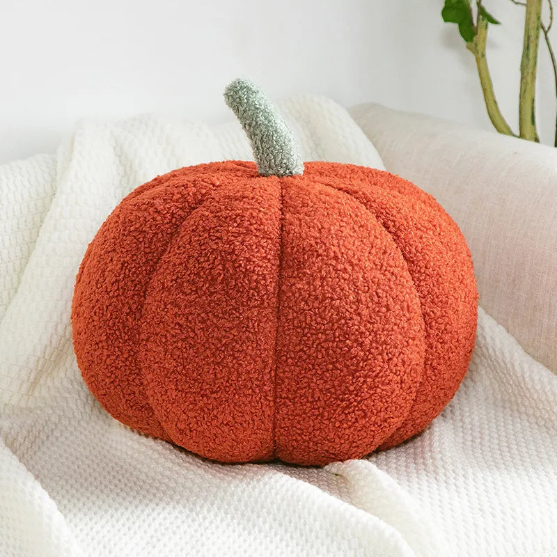 Pumpkin Plush Halloween Cushion