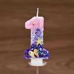 Fairycore Mermaid Sparkle Number Candles