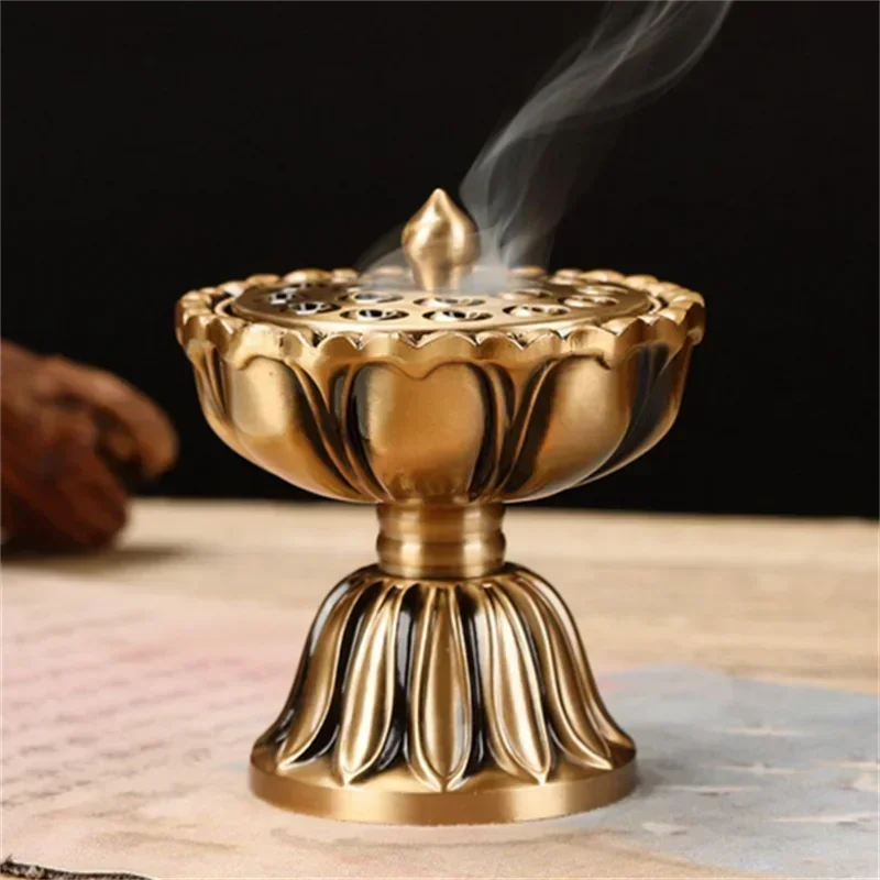 Lotus Majesty Coil Incense Burner