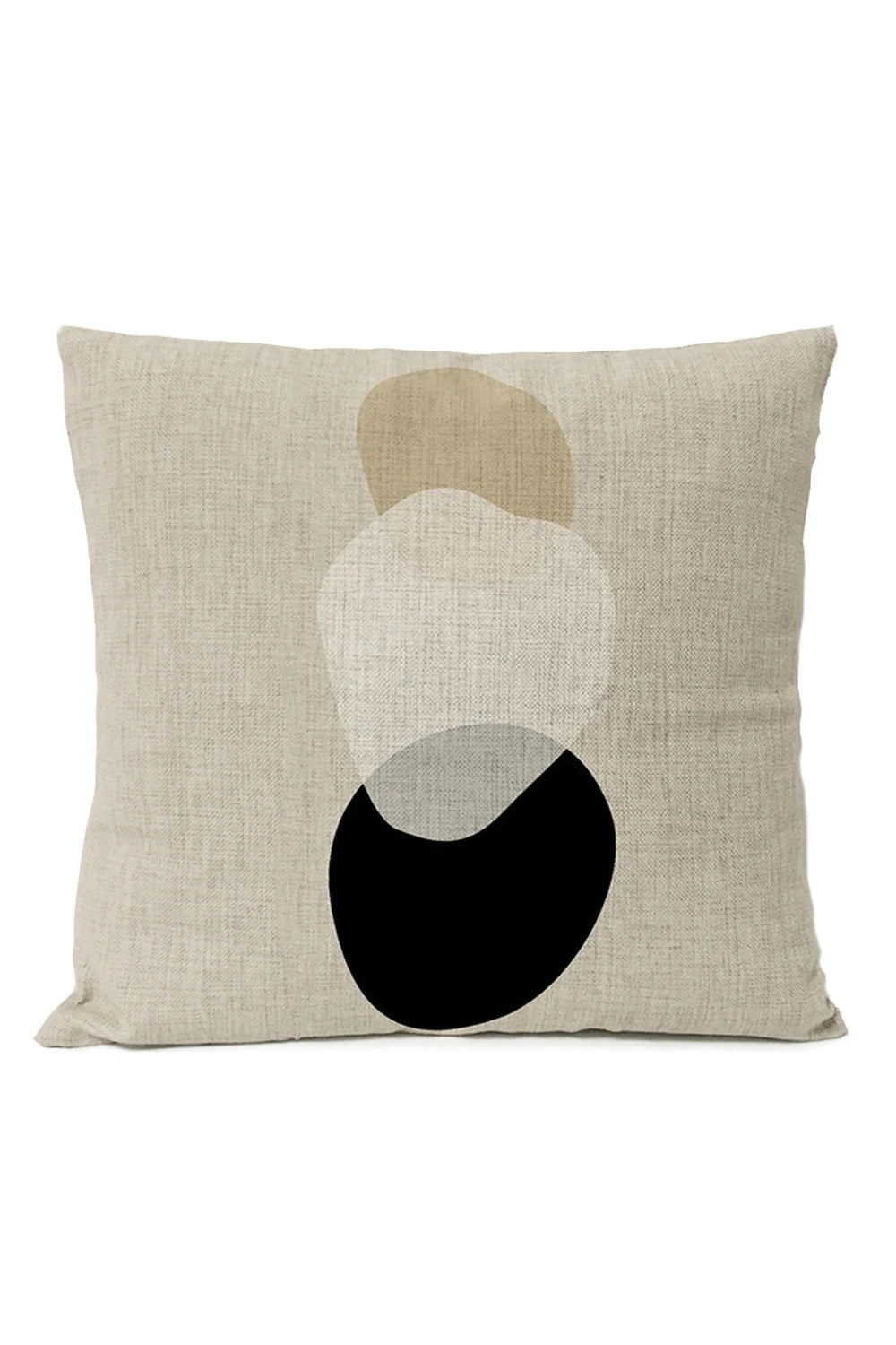 Black Geometric Pillow Cover