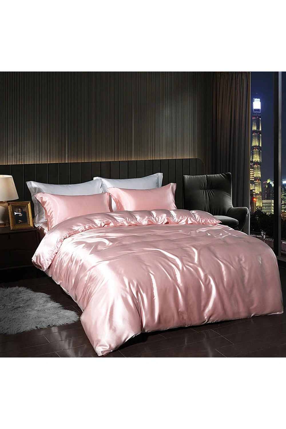 High-End Satin Bedding Set