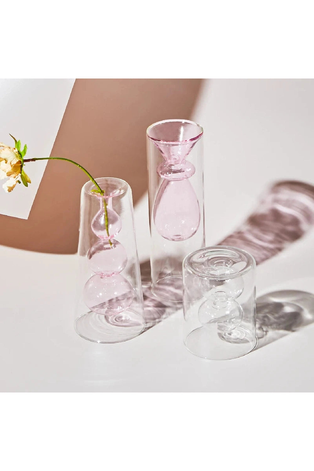 Hydroponic Colored Glass Vase