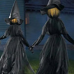 Halloween Light-Up Witches Yard Statues