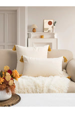 Fall Decor Bohemian Sun Tufted Pillow Case