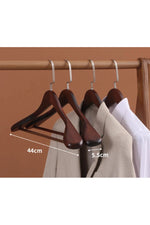 Velvet coat hanger wood flocking wide shoulder suit clothes rack home Wardrobe closet organizer luxury clothes wooden hanger