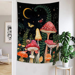 Enchanted Forest Witchcraft Tapestry