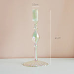 Coquette Iridescent Candle Holders