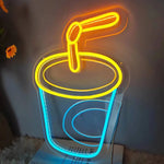 Neon Fast Food Signs