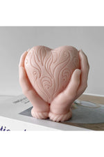 Heart Hand Candle Mold DIY