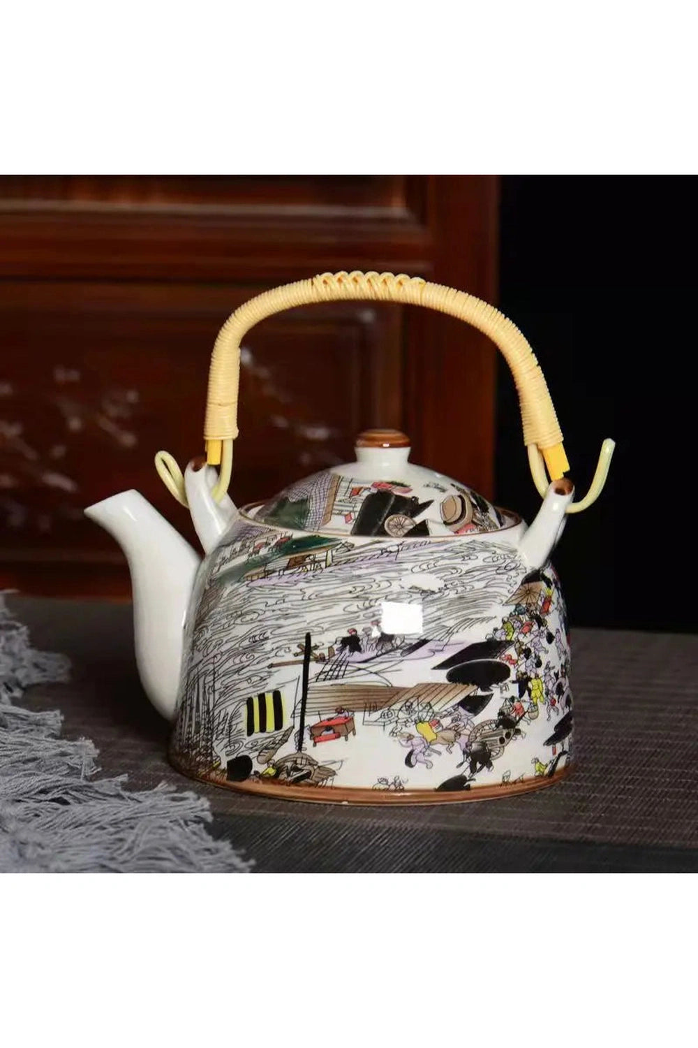 Japanese Lifting Beam Large Teapot