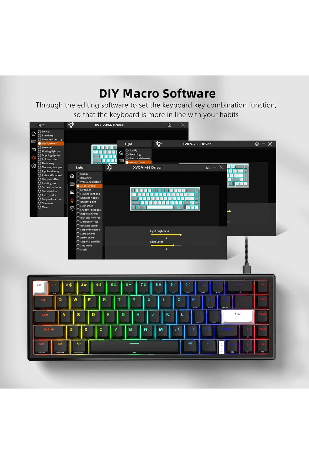 Portable Backlit Gaming Keyboard