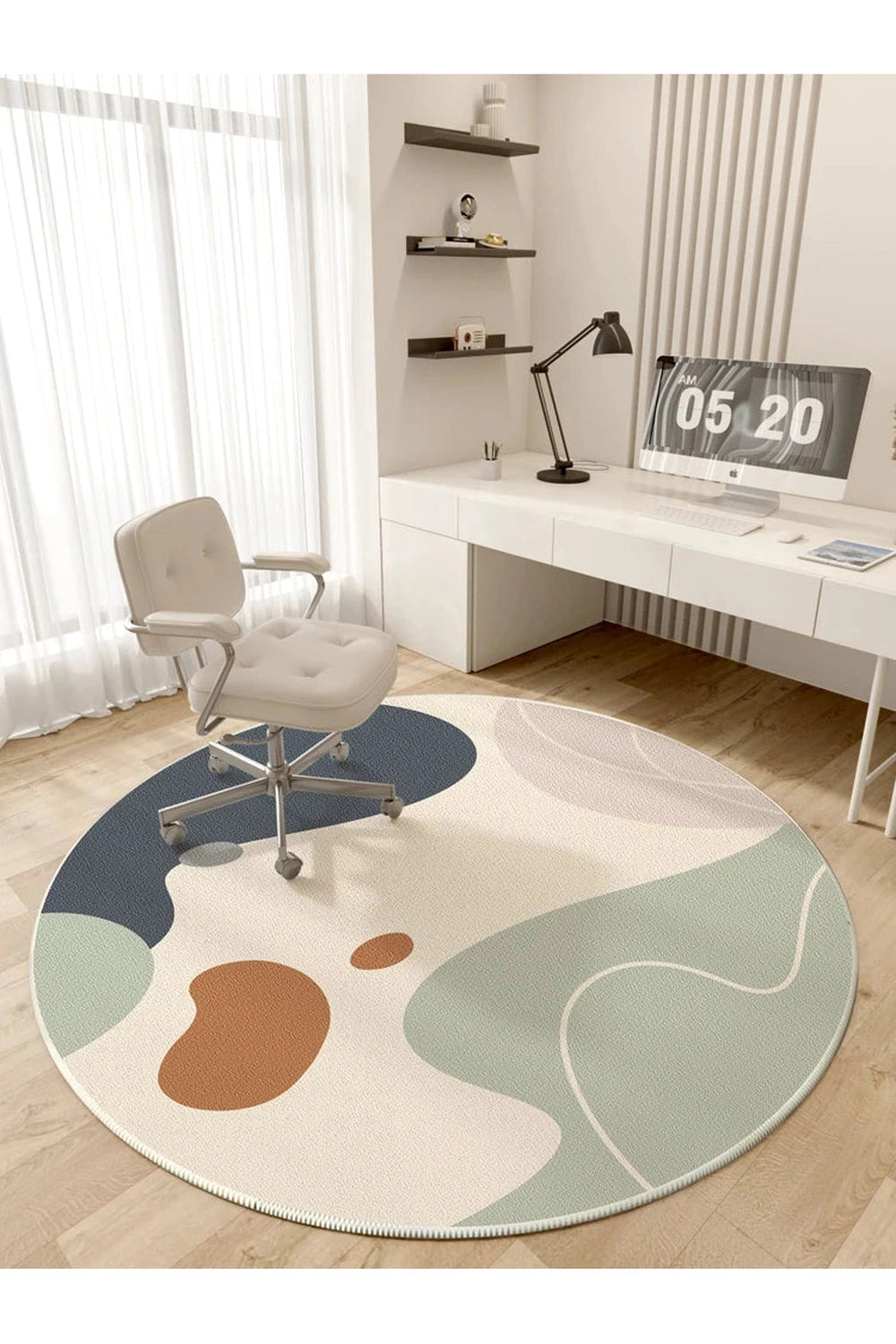 Natural Harmony Round Rug