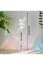 Golden Butterfly Prism Suncatcher