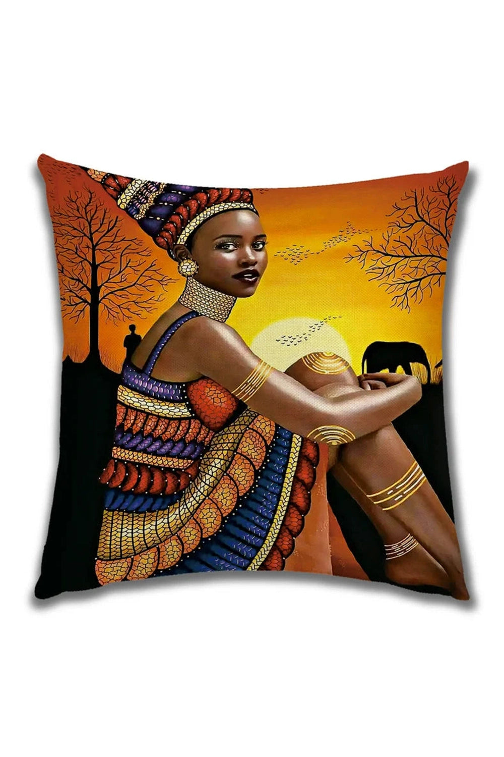 African Lady Pillow Case