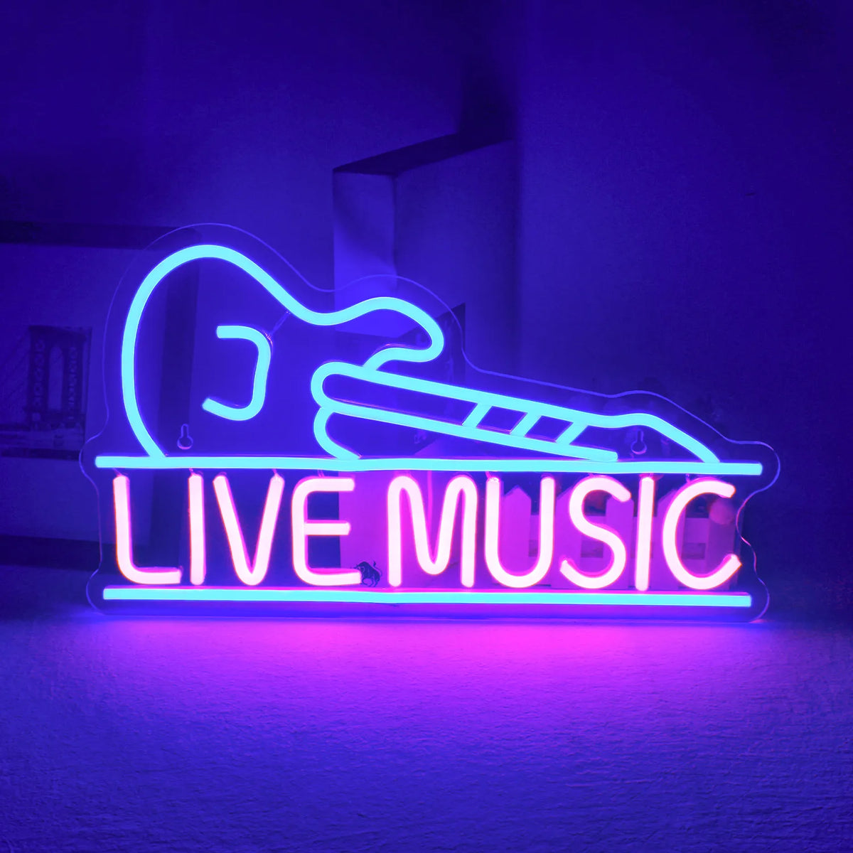 Guitar Rock Neon Decor