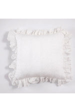 Pleated Lace Embroidered Pillow Case