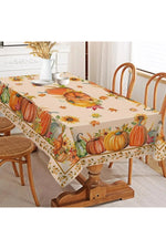 Autumn Harvest Pumpkin Tablecloth