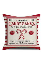 Holiday Linen Cushion Pillow Case