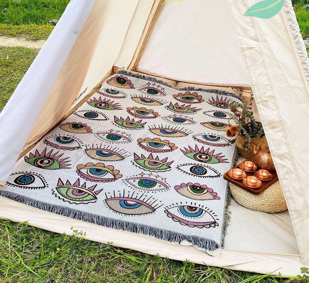 Mystical Eye Tapestry Blanket