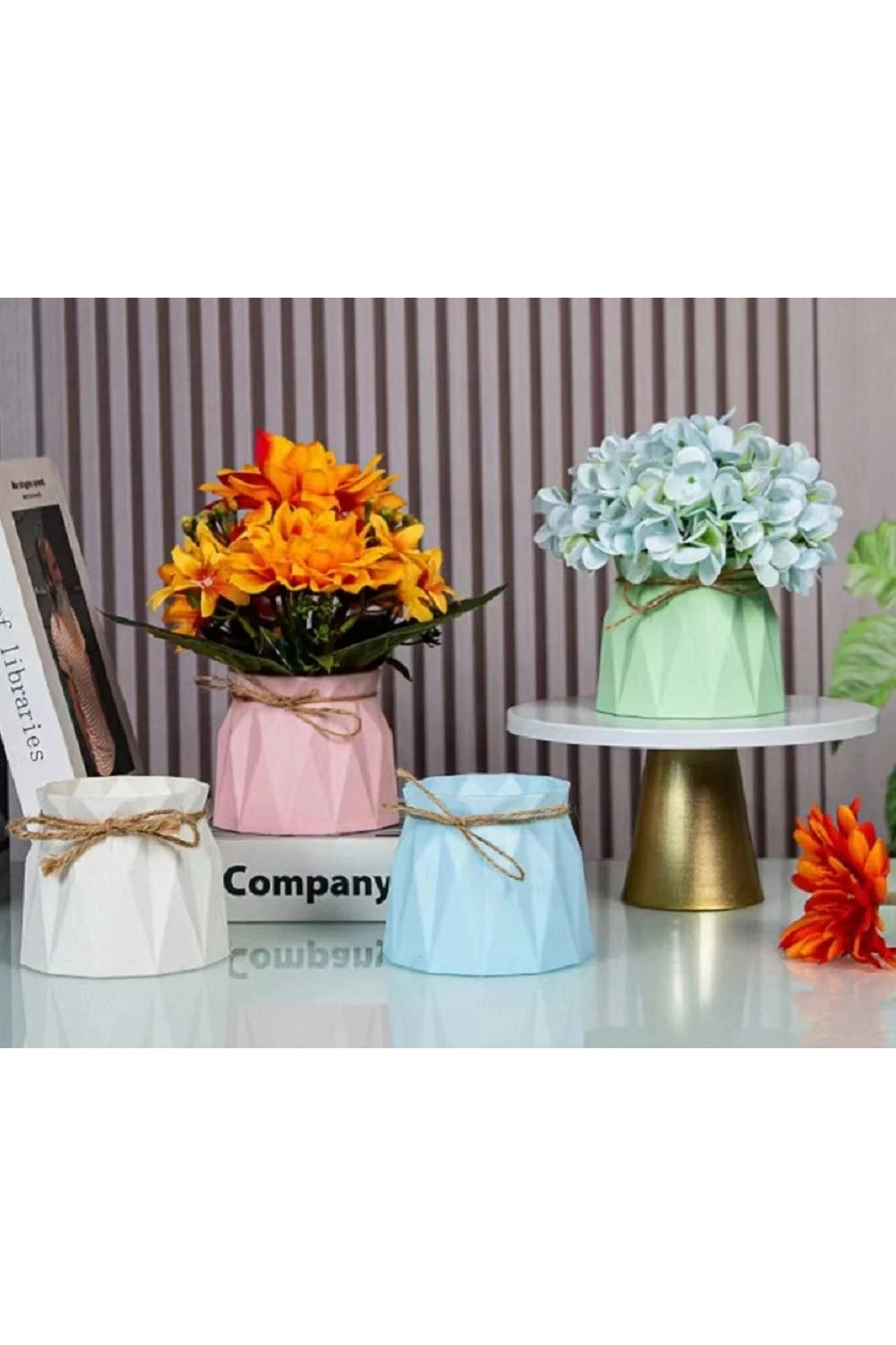 Modern Macaron Flower Vase