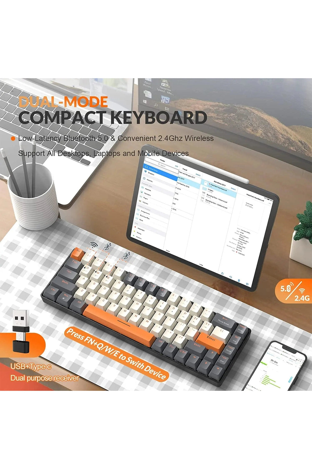 Compact Wireless Keyboard