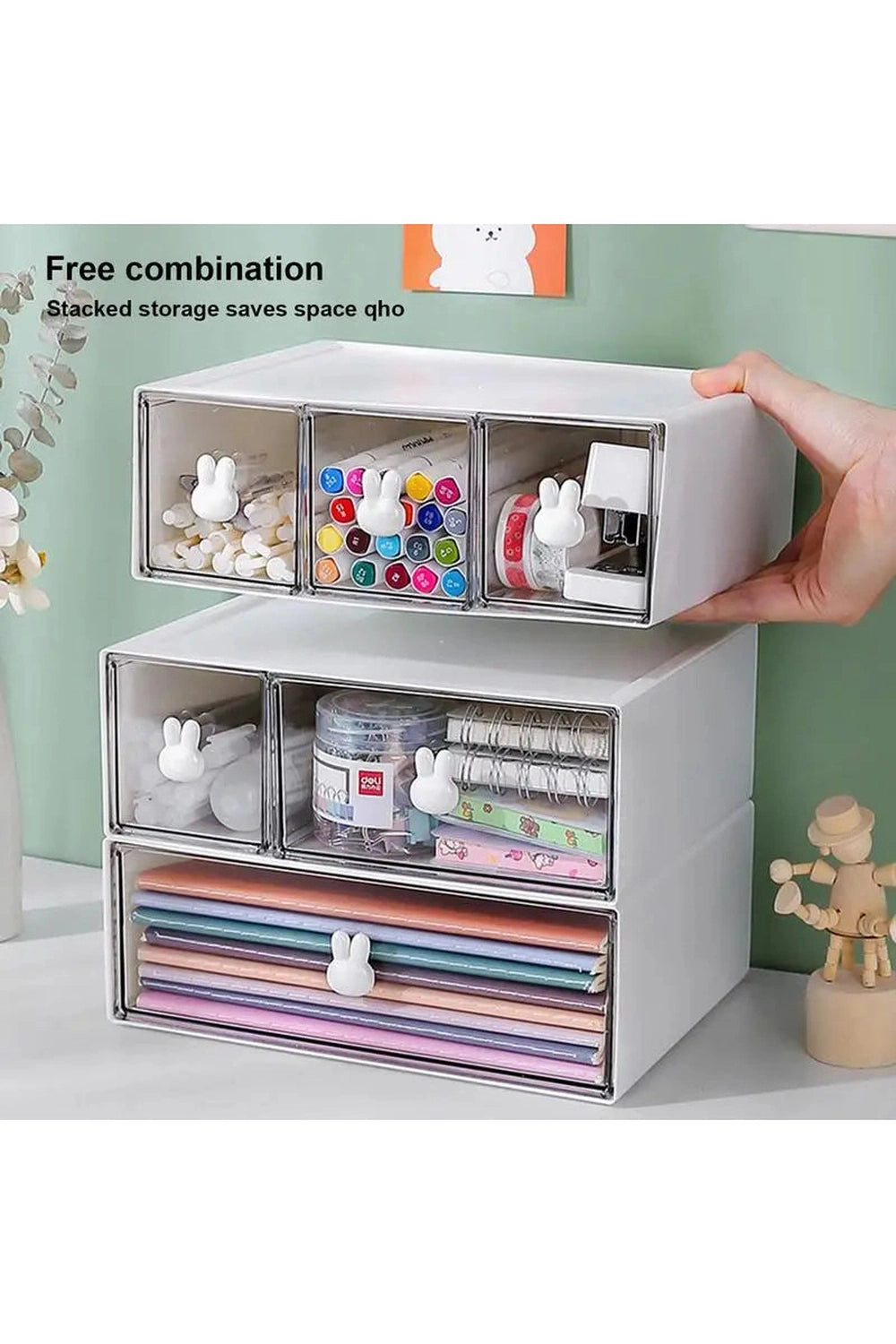 Cute Bunny Drawer Organizer