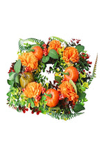 Halloween Harvest Pumpkin Wreath