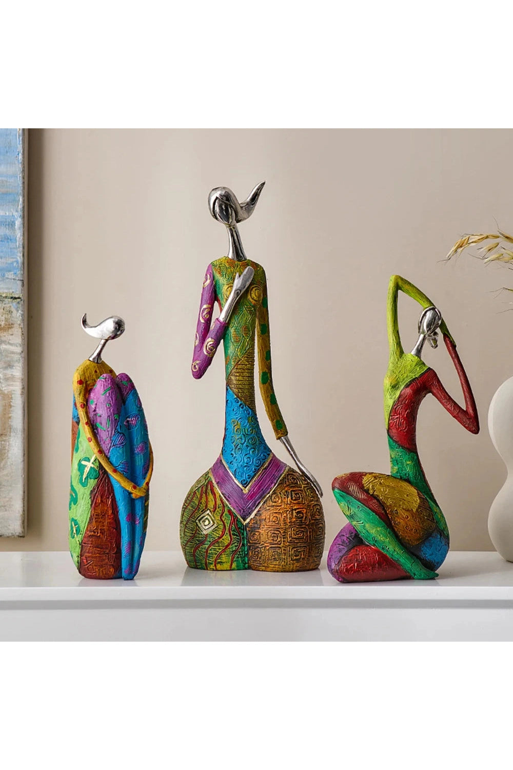 Modern Abstract Figurine Decor