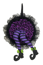 Moon Black Cats Door Wreath