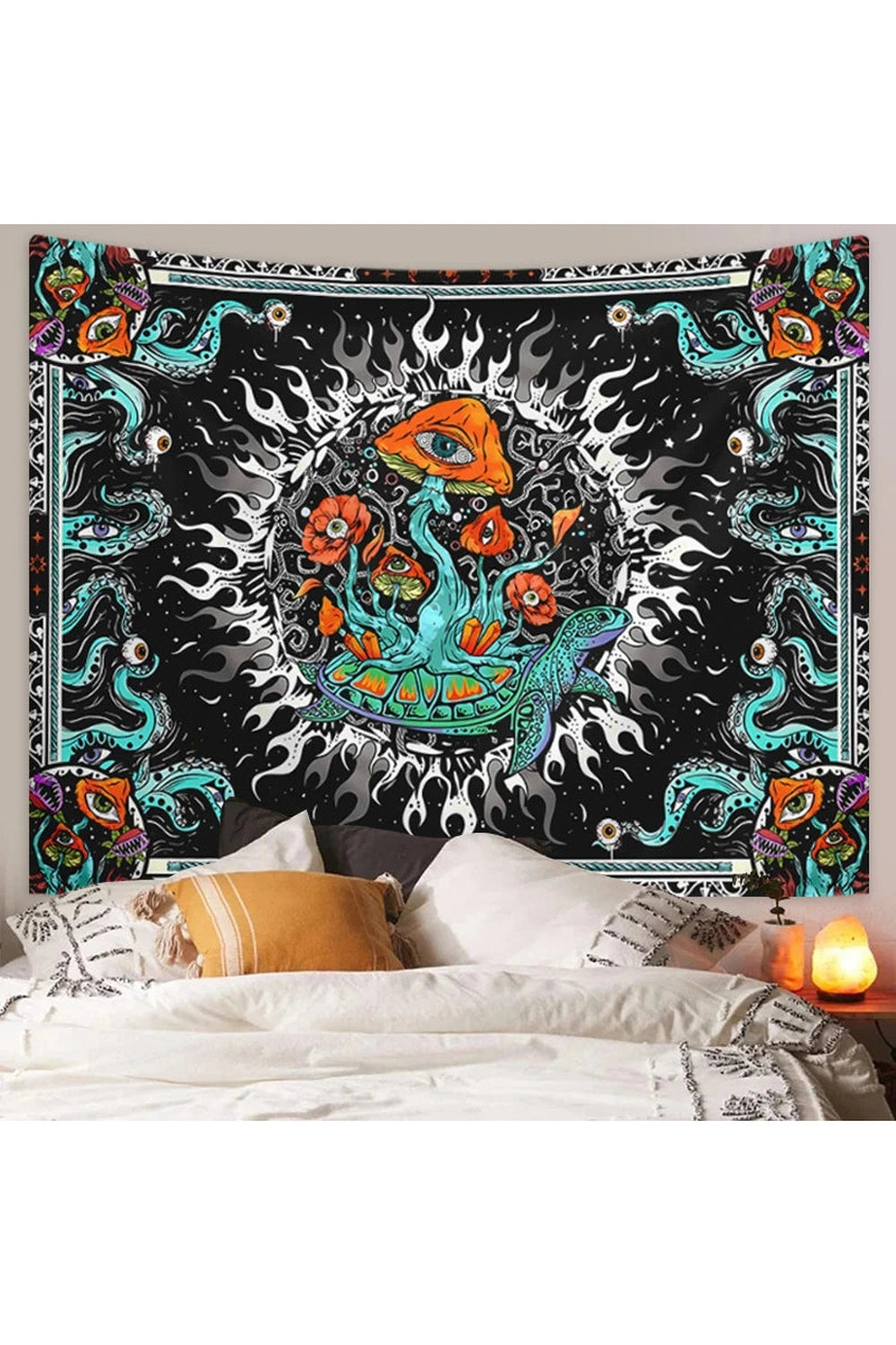 Trippy Turtle Dreamscape Tapestry