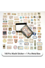 Vintage Ephemera Scrapbooking Stickers